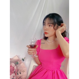 Dây chuyền pha lê mix hạt