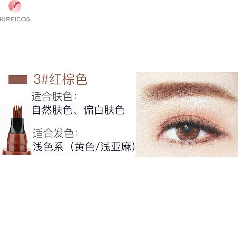 Bút Chì Kẻ Lông Mày Phẩy Sợi 4D TINT MY 4-TIP BROW Không Thấm Nước Lâu Trôi