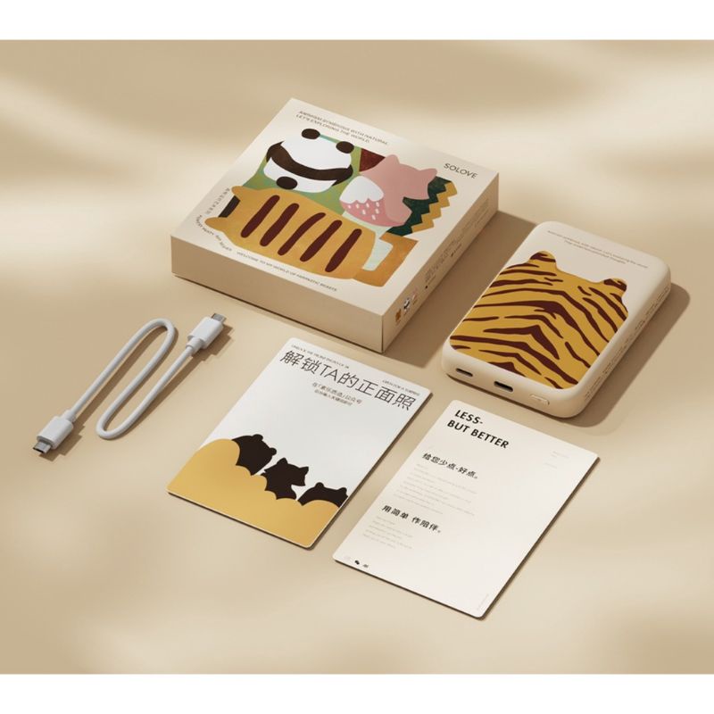 Sạc Dự Phòng Không Dây PD 20W SO.LOVE W12 5000mAh,Sạc không dây từ tính Max 15W