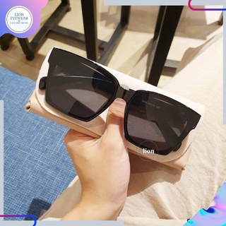Kính râm du lịch thời trang nam nữ vuông đen
