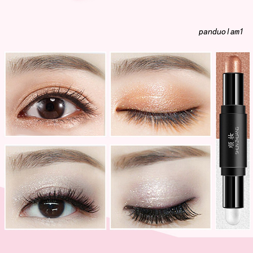 Bút Kẻ Mắt Thiết Kế Hai Đầu Màu Lì Và Ánh Nhũ Kết Hợp Trang Điểm Lâu Trôi Tiện Dụng 3g | BigBuy360 - bigbuy360.vn