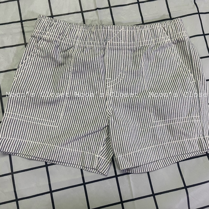 Quần short kẻ Carter xuất dư size 3m-3y (form to 6-18kg)