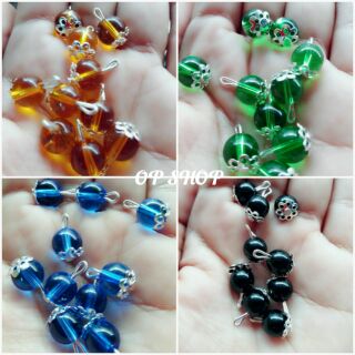 10 mặt treo hạt đá như hình