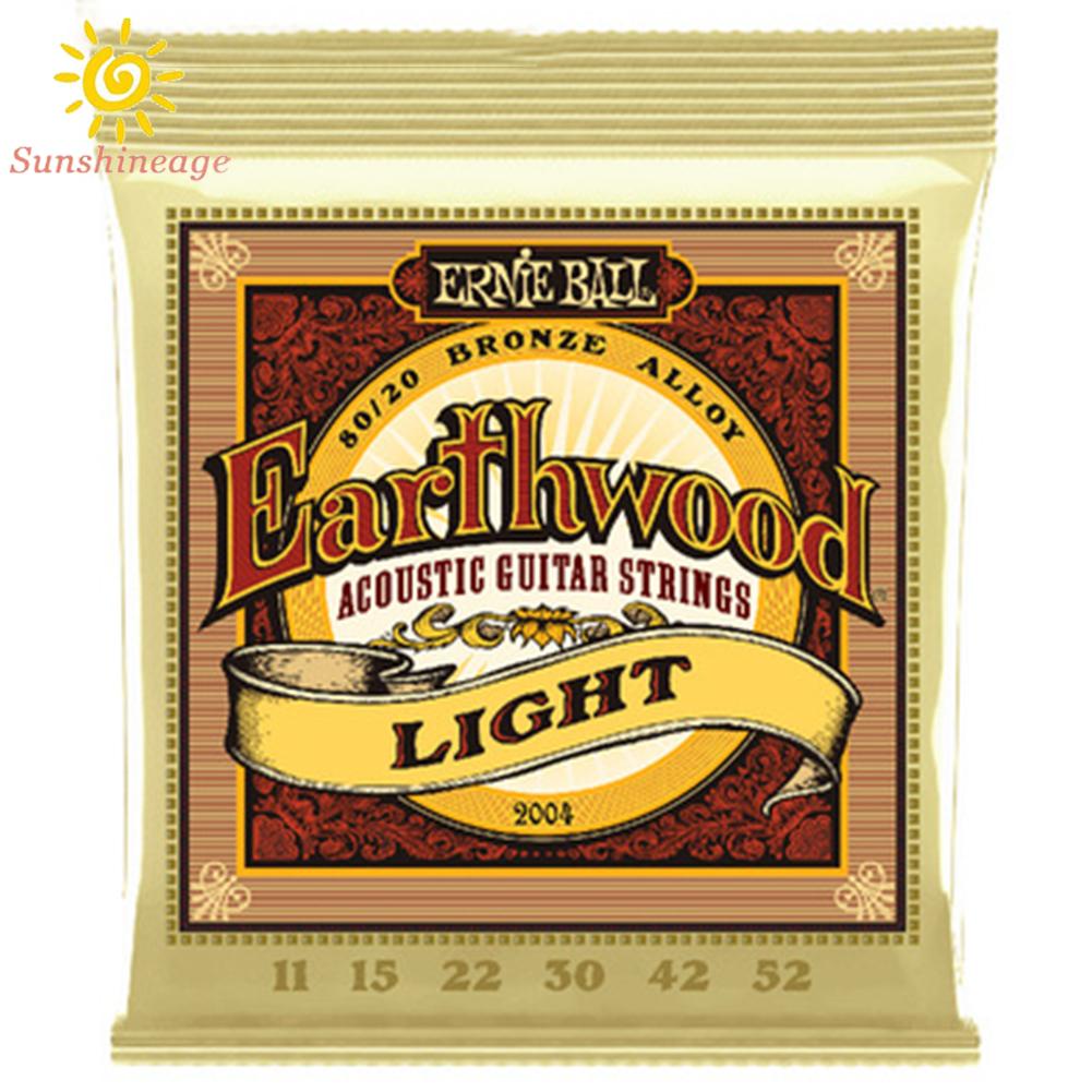 SUNAGE- ~Copper  Zinc Ernie Ball Earthwood Acoustic Guitar Strings  Extra Light Medium Light 1152 WspJUb【SUNAGE-HOT Fashion】