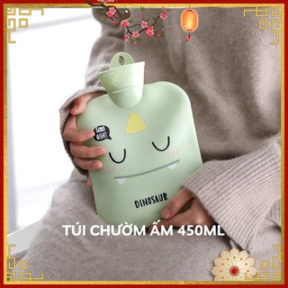 Túi giữ nhiệt mùa đông size lớn 450ml, túi sưởi giữ ấm chườm bụng giảm đau cho các bạn nữ - Giao màu ngẫu nhiền