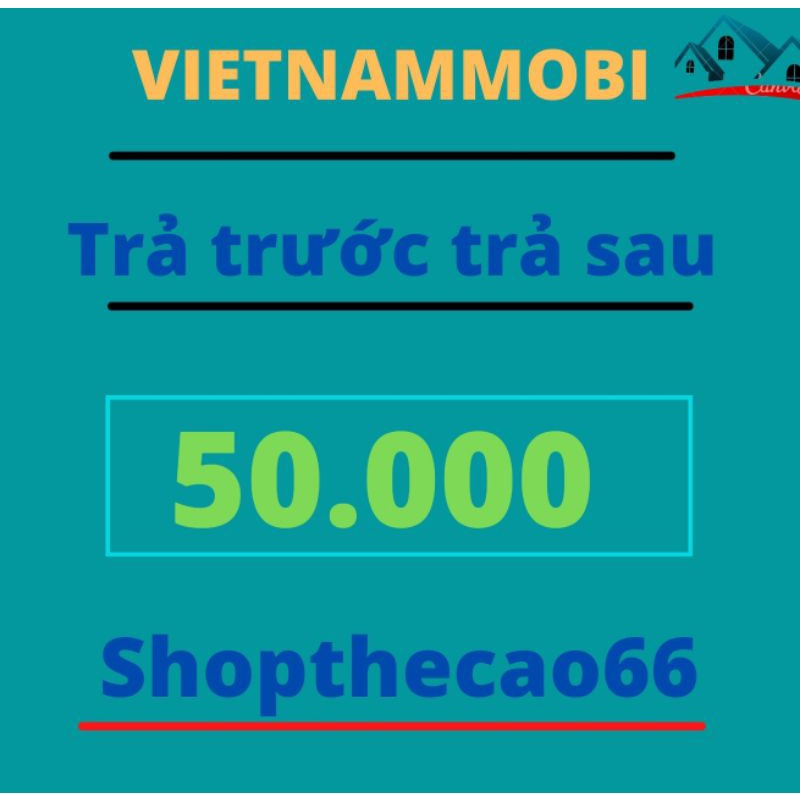 Thẻ cào 50k viettel vietnamobile