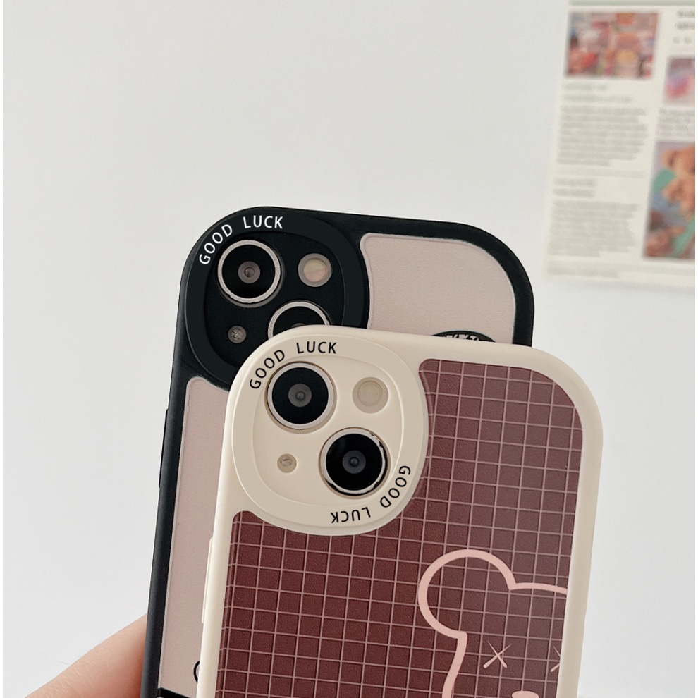 Ốp Điện Thoại Chống Sốc In Hình Gấu Cho Iphone 7 8 SE 2020 7P 8P X XS XR XsMax 11 12 13 Pro 11 12 13 Pro Max