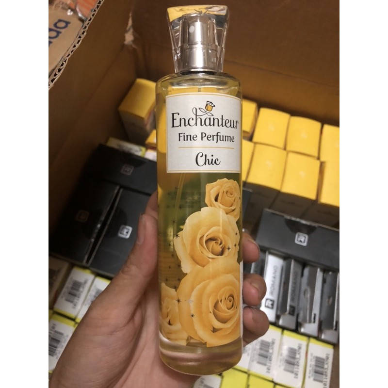 Nước hoa toàn thân cao cấp Enchanteur hương Chic 100ml