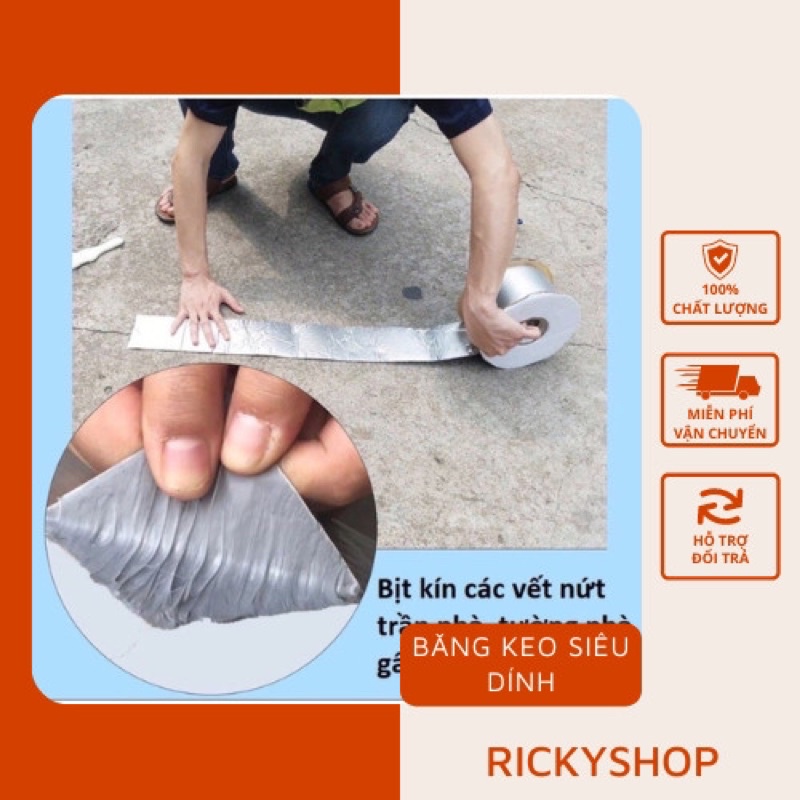 Băng keo siêu dính chống thấm nước chịu nhiệt cao WaterProof đa năng