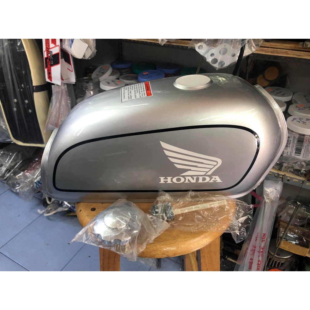 Bình xăng lớn cho CDs sơn bạc- tem dán Cds