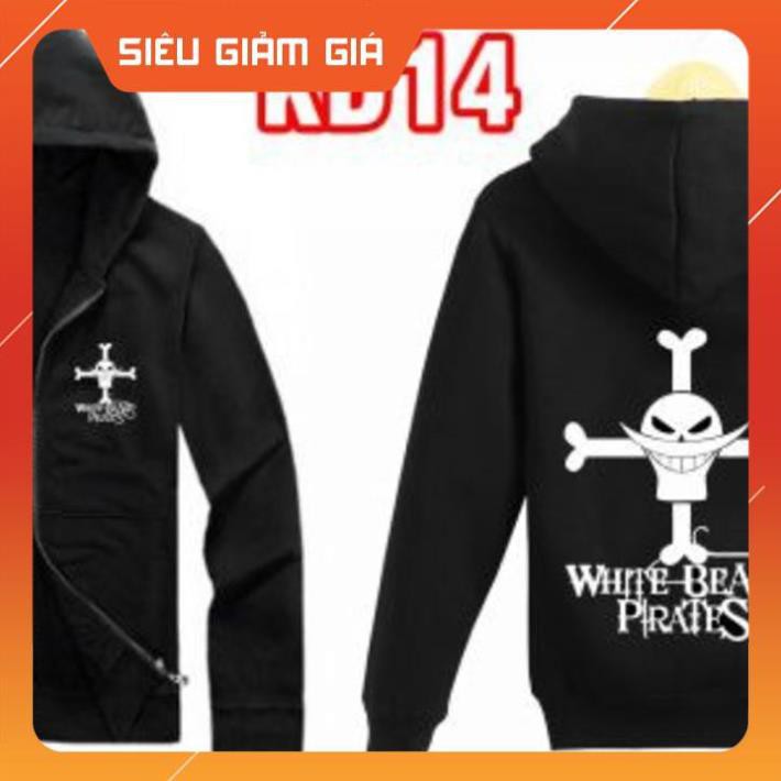 Áo khoác One Piece RÂU TRẮNG ĐỘC đẹp nhất rẻ chất lượng
