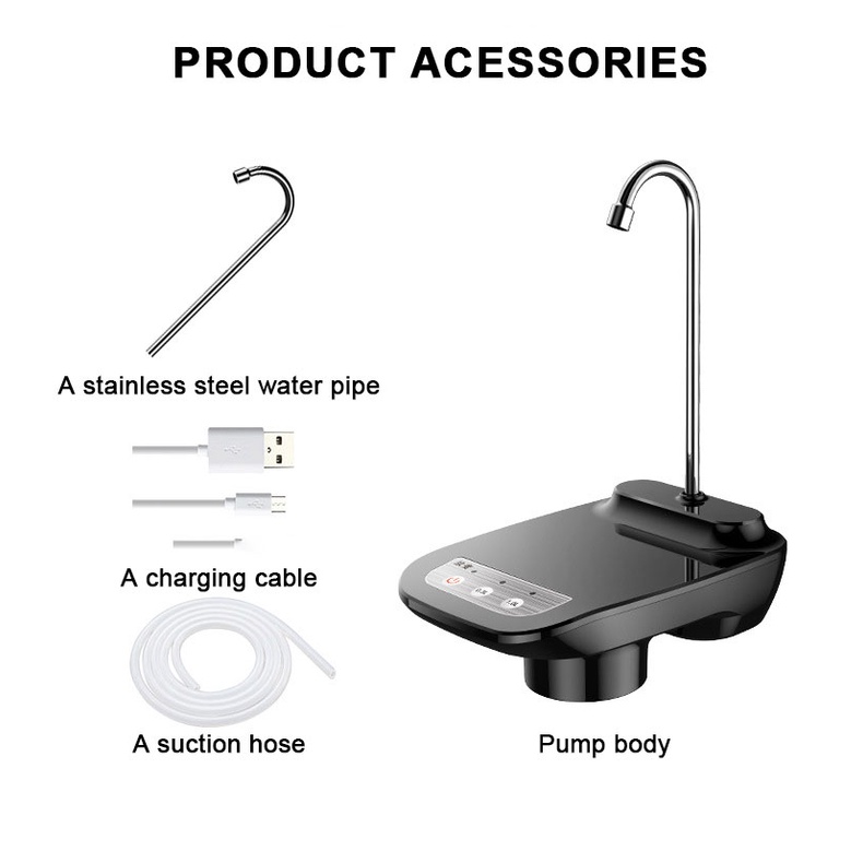 Máy Bơm Nước Uống Tự Động Sạc USB Tiện Lợi