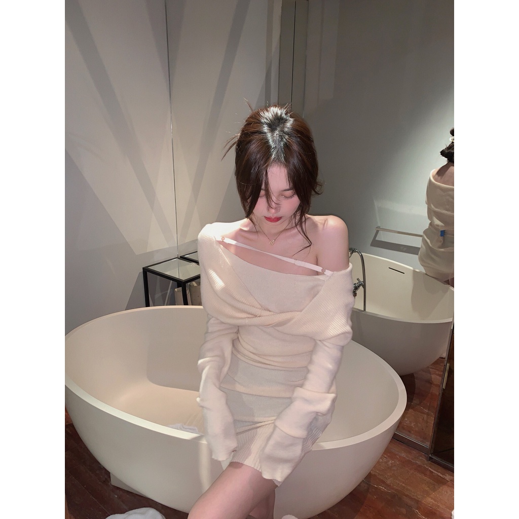 Váy đầm trễ vai ôm body siêu hót sexy quyến rũ