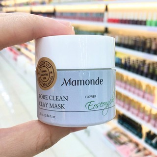 [ Mini size ] Mặt nạ đất sét MAMONDE Pore Clean Clay Mask làm sạch sâu và se khít lỗ chân lông 25ml Hàn Quốc