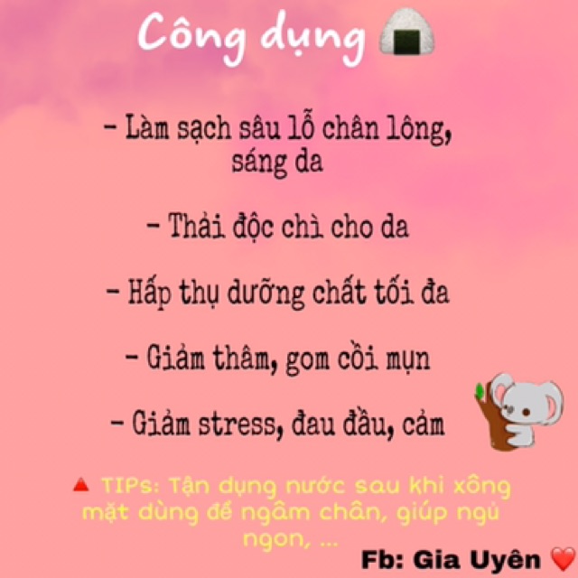 Thảo Mộc Xông Mặt - Mua 1 Tặng 1 Tinh Dầu Sả Chanh