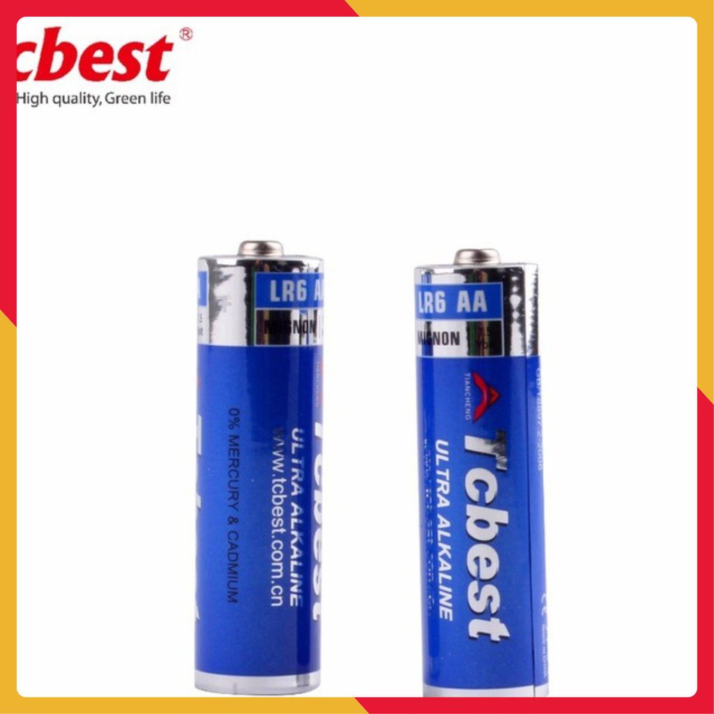 Combo 10 viên Pin TCBEST AA 1.5Volt cho chuột không dây, bộ điều khiển, đồ chơi...chất lượng tốt [Rẻ nhất]