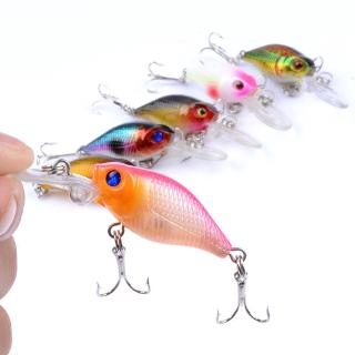 Mồi câu cá giả loại móc câu 8 6cm/ 5g tiện dụng