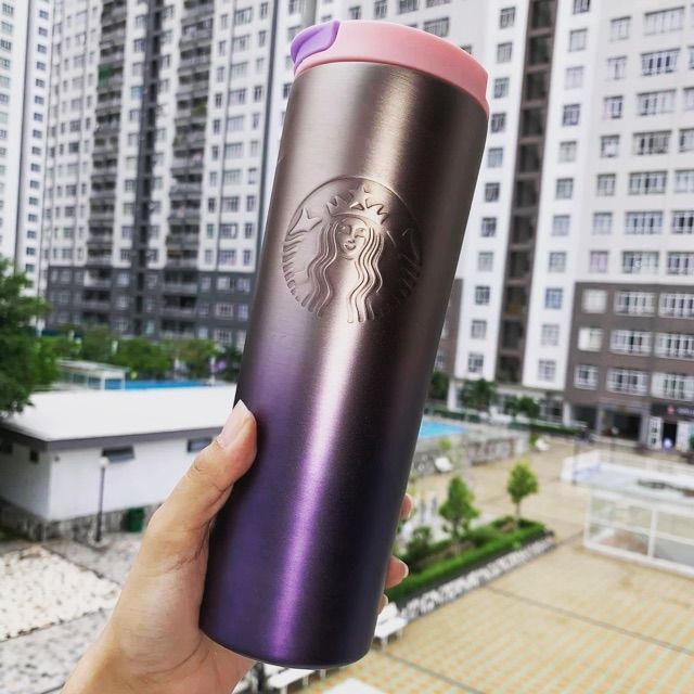 [Mã Hoàn Xu 20% Nhập FSS11NOV] BÌNH GIỮ NHIỆT STARBUCK 500ML MÀU HOT TRENDY