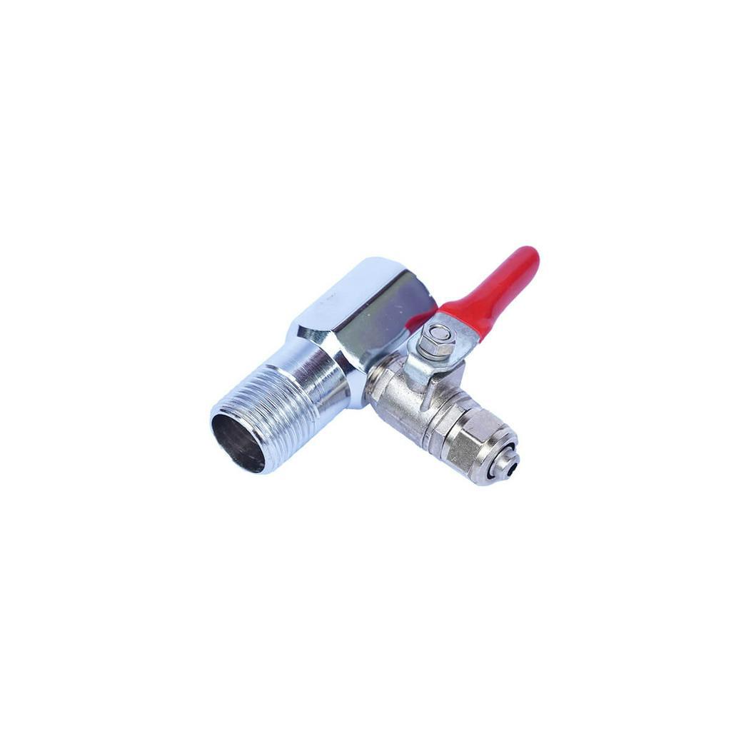 Van Khóa cấp nước bằng thép cao cấp chuyên dùng cấp nước cho máy lọc RO,Nano , Ren 21 ra dây 10 Hoặc Ren 21 ra dây 6