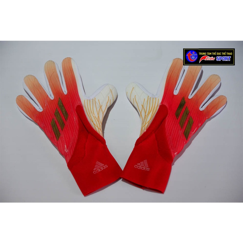 Găng Tay thủ môn  X GL PRO (không xương) - ĐỎ CAM(size 8-9-10)