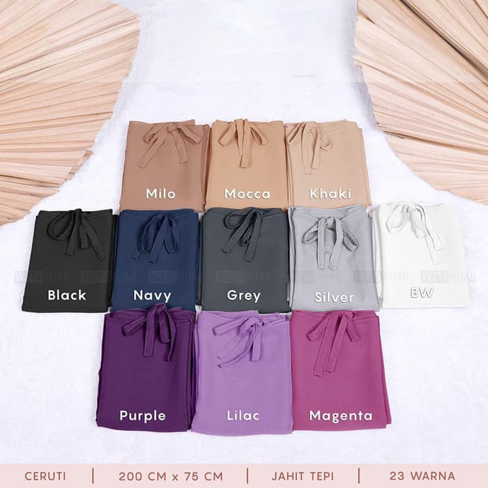Khăn Choàng Hijab Pashmina Ceruti