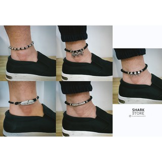 SALE 99K - Lắc chân đá Obsidian nam nữ