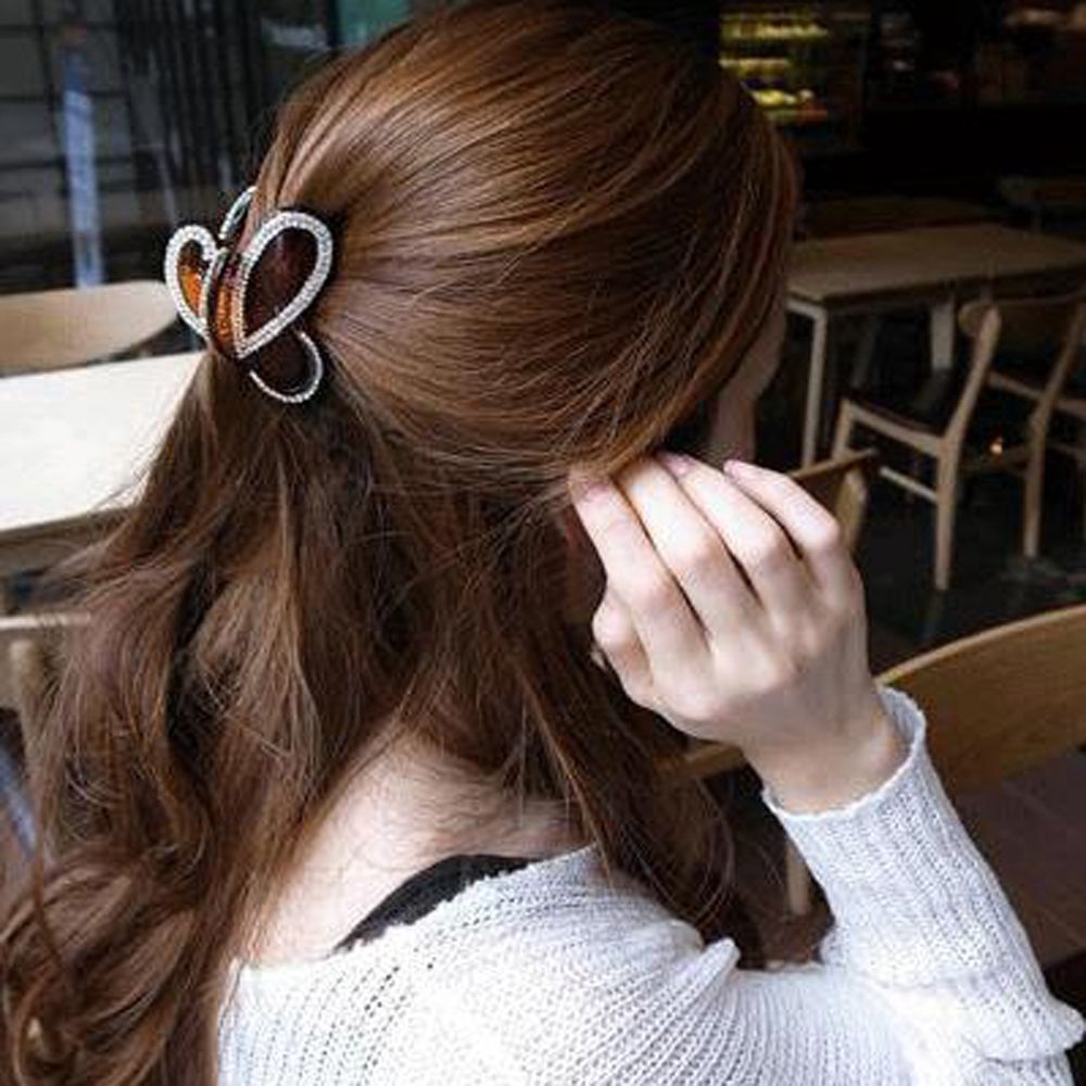 Kẹp tóc hình bướm đính đá độc đáo đẹp mắt