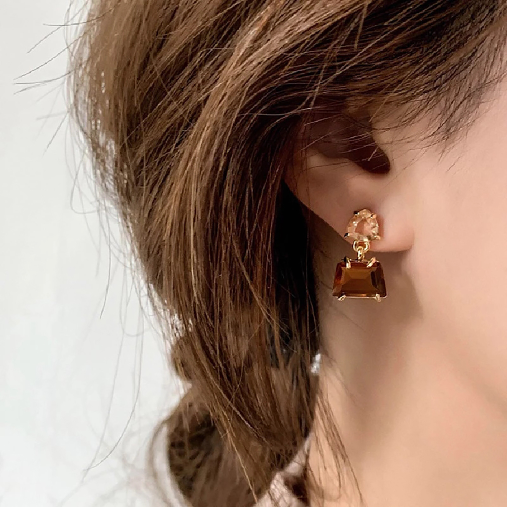 Bông Tai Thời Trang Kiểu Đinh Tán Nhiều Màu Cho Nữ S925