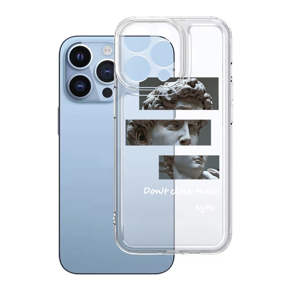 Ốp Điện Thoại TPU Gel Đệm Khí Chống Rơi Hình Tượng David Cho Samsung Galaxy A33 A53 A73 5G A32 A52 A72 A31 A51 A71 A23