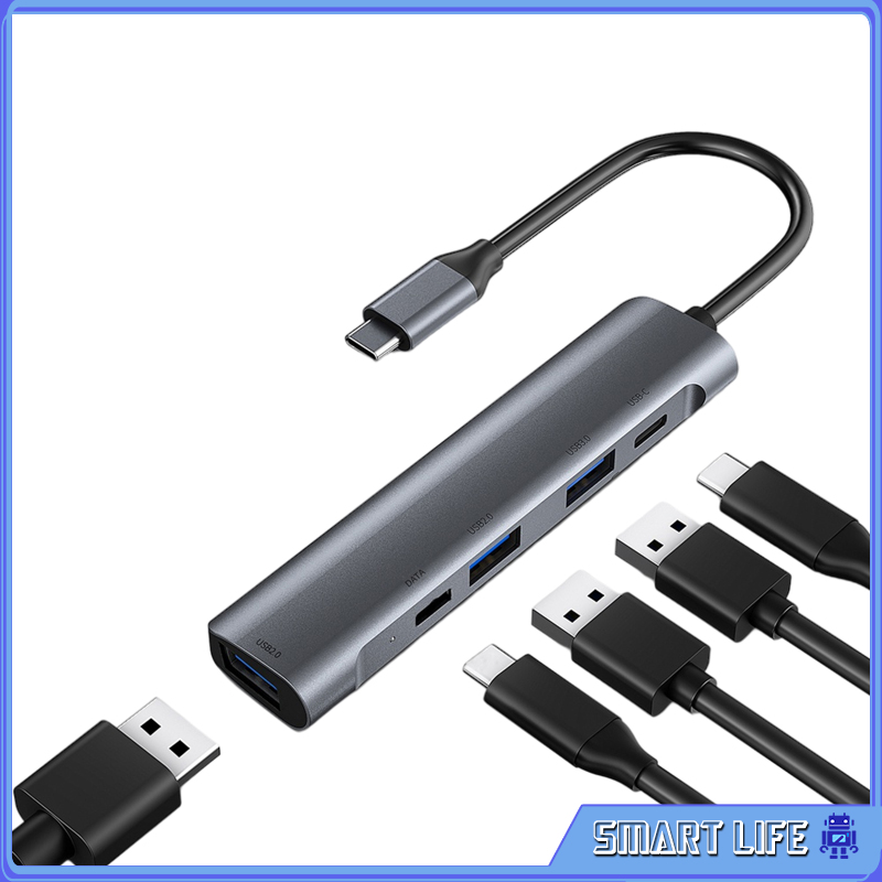 Bộ Chia Cổng Usb 3.0 2.0 60w Pd Cho Macbook Pro Air