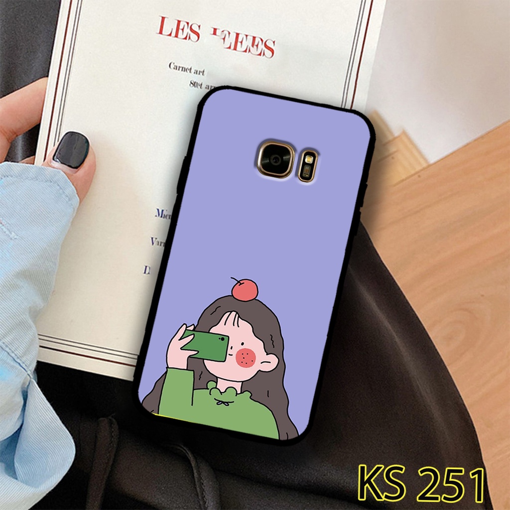 Ốp lưng Samsung Galaxy S6/S6 Edge/S7/S7 Edge in hình bé Gái dễ thương_Ốp SS S6/S6E/S7/S7E