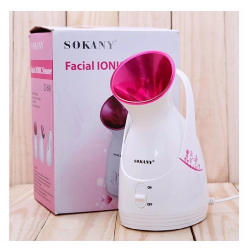 Máy Xông Hơi Mặt Sokany 608 (Hồng)