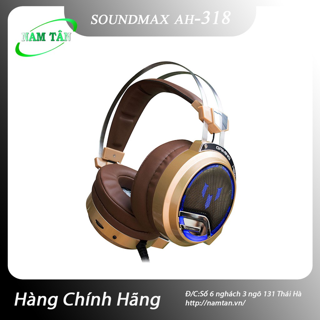 Tai nghe Gamming có Bass SoundMax AH318 (hàng chính hãng)