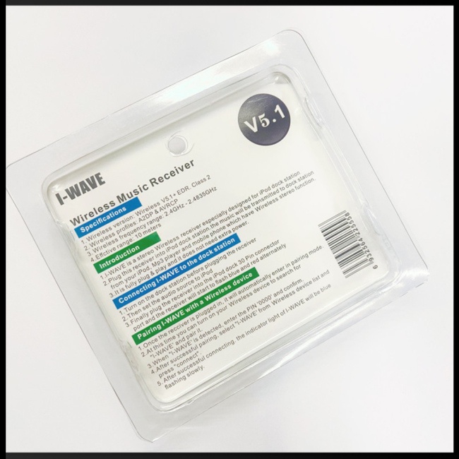 Thiết Bị Nhận Tín Hiệu Bluetooth 5.1 30 Pin Cho Loa Ios