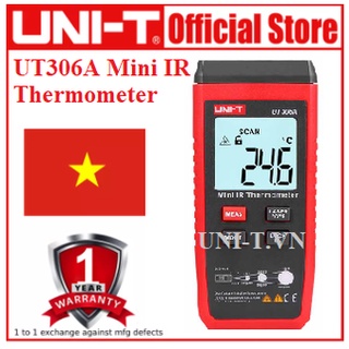 Nhiệt kế laser uni-t ut306a cầm tay -35 đến 300°c máy đo nhiệt độ bằng tia hồng ngoại mini chuyên dụng