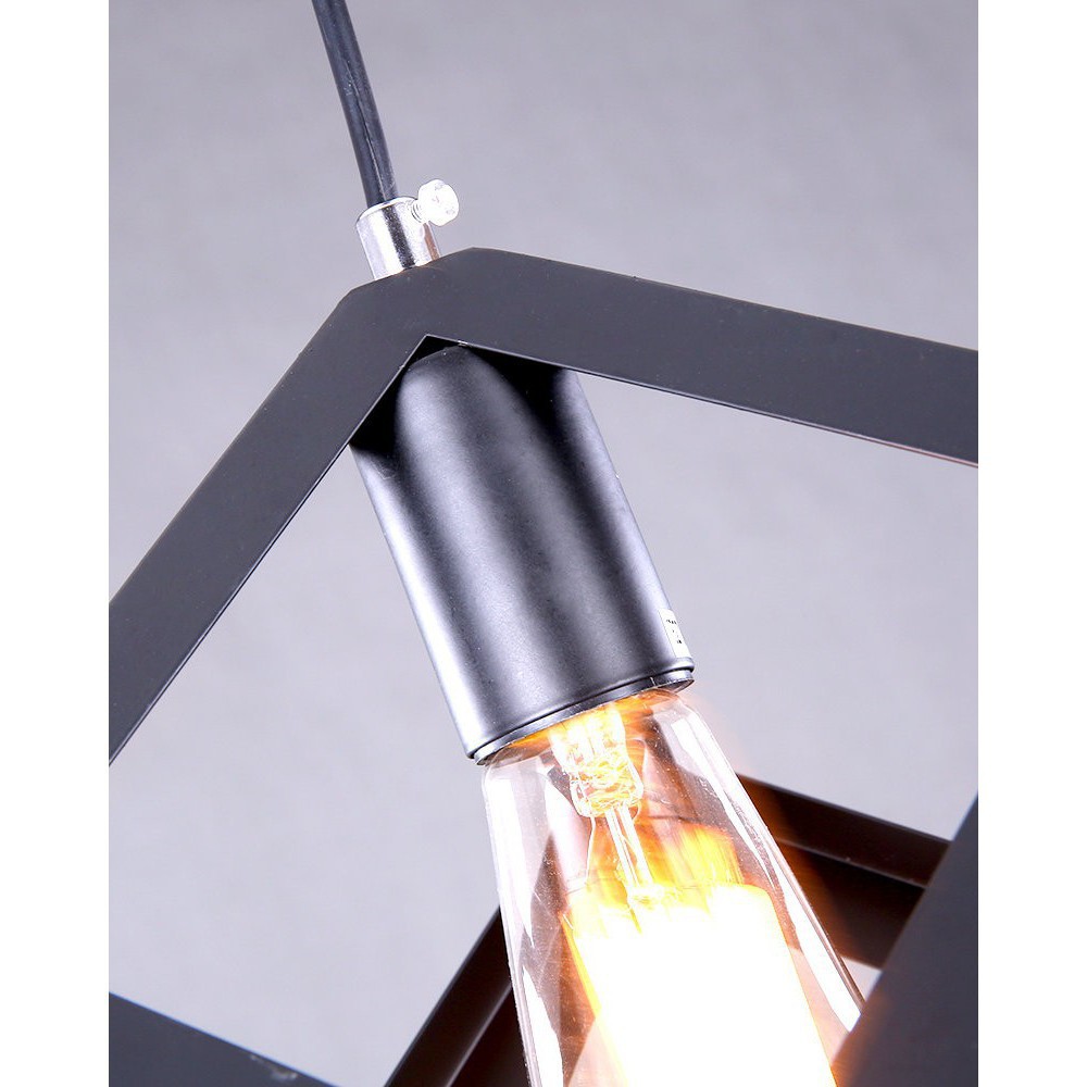 ĐÈN THẢ KHỐI LẬP PHƯƠNG TRANG TRÍ TRẦN SIÊU ĐẸP( GIÁ/1SP)+BÓNG LED EDISON