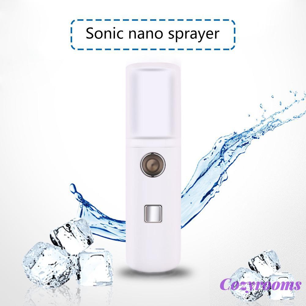 (Hàng Mới Về) Máy Phun Sương Nano Dưỡng Ẩm Da Mặt Sạc Usb 20ml