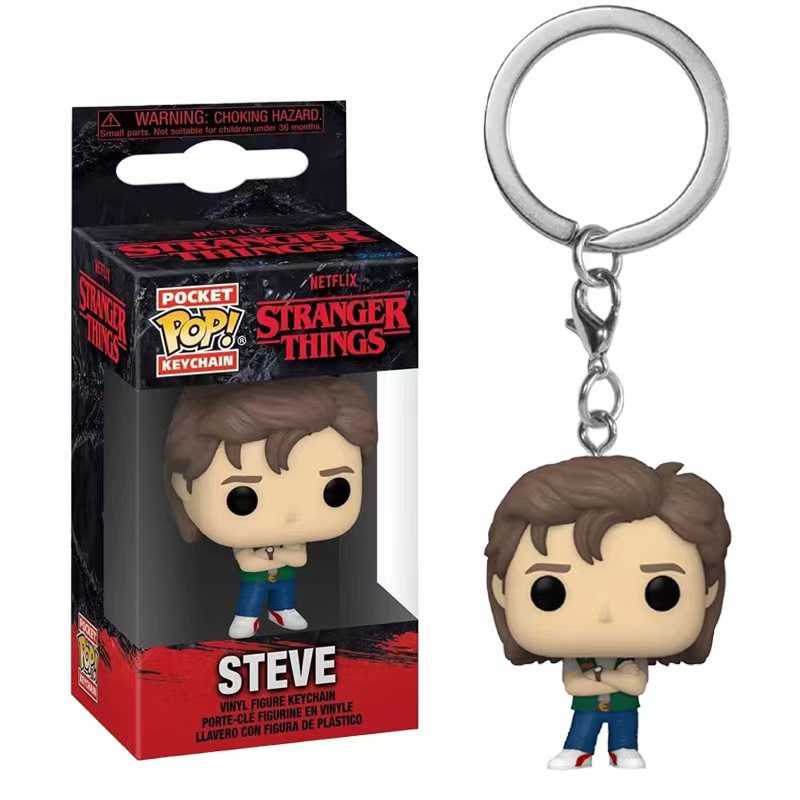 Mô Hình Nhân Vật Steve Eleven Hoạt Hình Stranger Things Mẫu Mới
