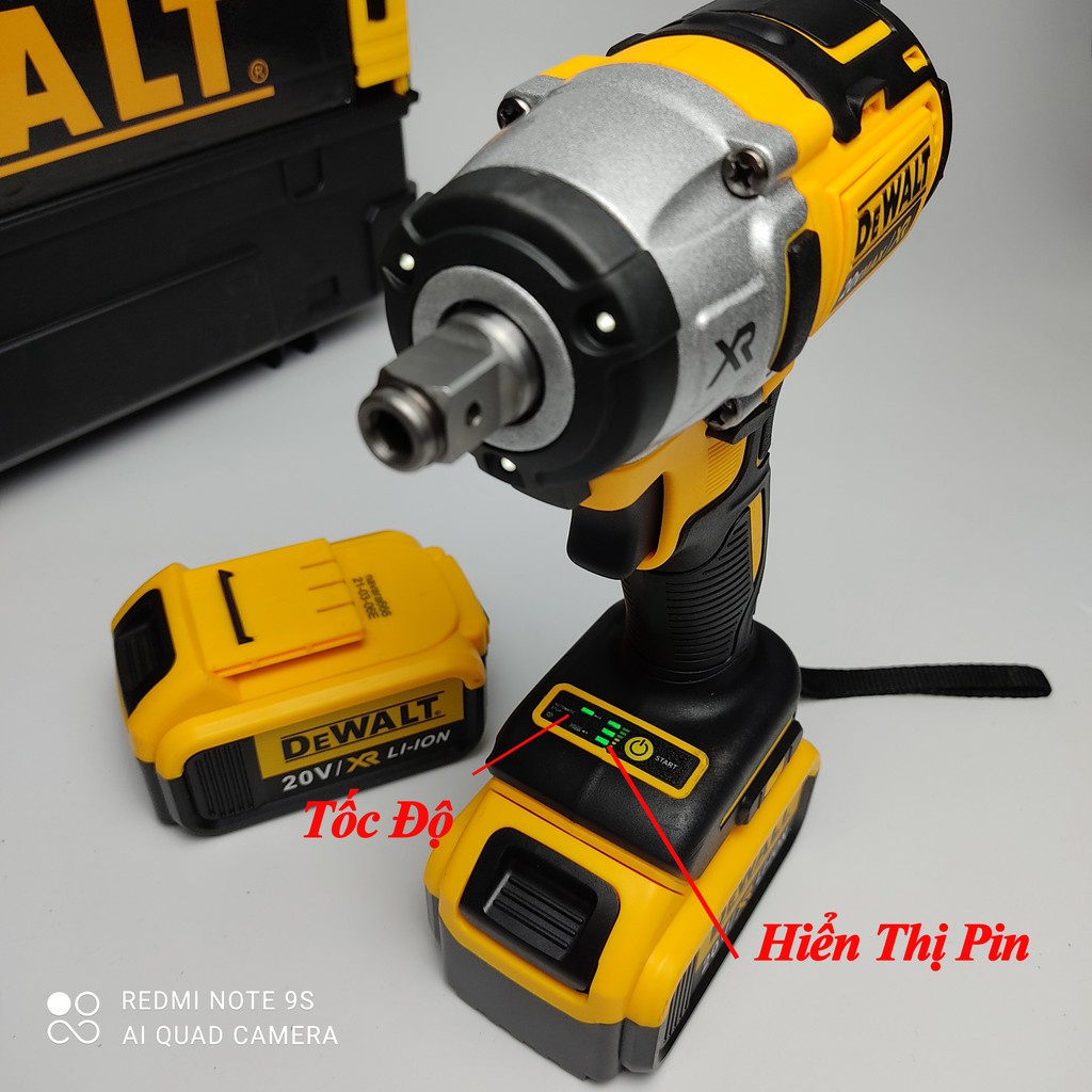 Máy siết bulong DEWALT DCF887 20V Lõi Đồng Không Chổi Than Hàng Cao Cấp