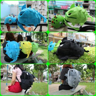 Balo khủng long nhung size lớn