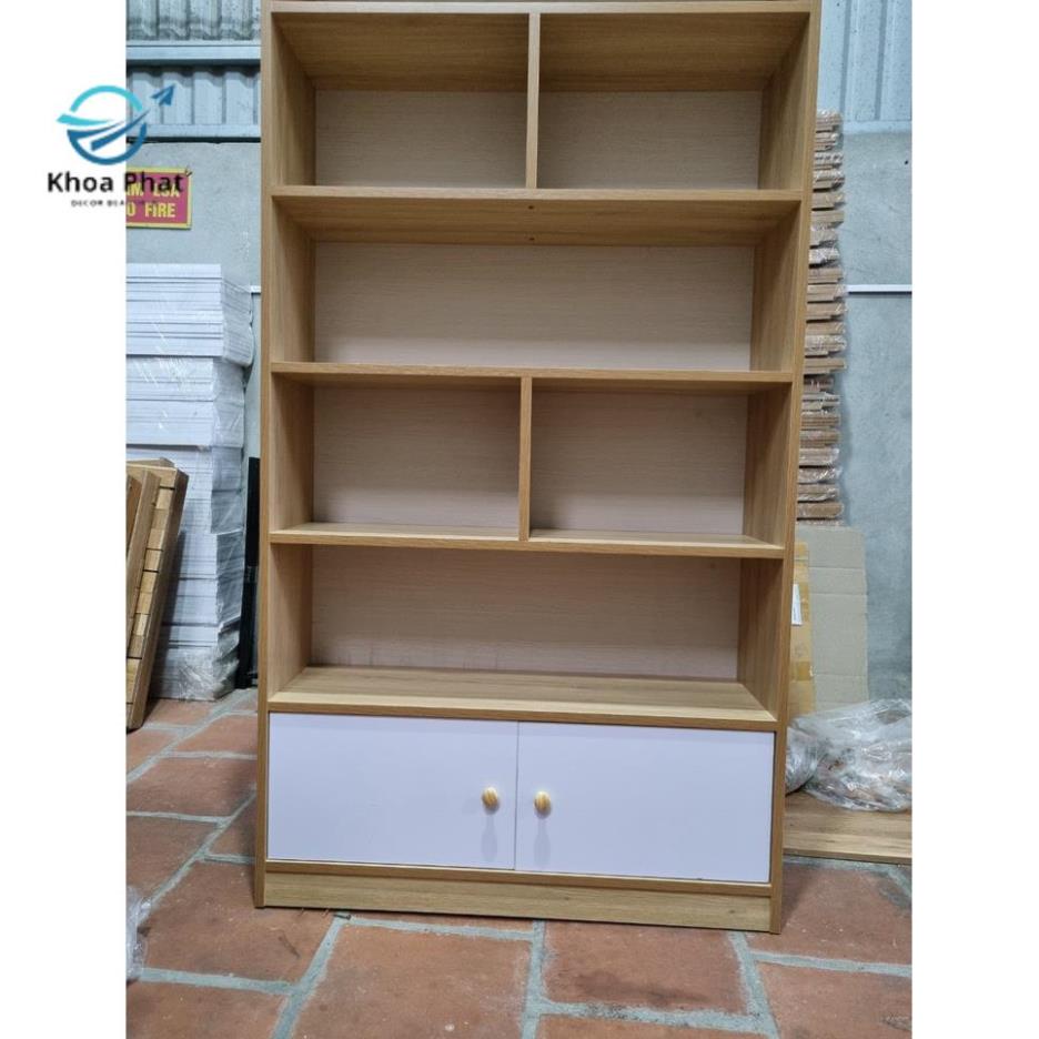 TỦ SÁCH GỖ KIÊM VÁCH NGĂ, TỦ ĐỂ ĐỒ HIỆN ĐẠI - KHOA PHÁT 3
