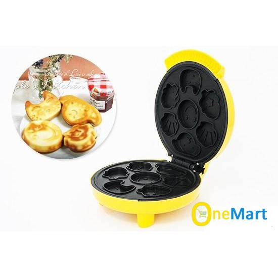 Máy Làm Bánh Hình Thú Magic Bullet Cao Cấp- Khuôn Làm Bánh Thuẫn Bằng Điện - Nướng Bánh Hình Thú Dễ Thương