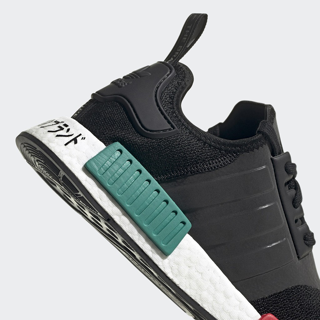 Adidas Giày NMD R1 "Core Black/Green And Red" EF4260 - Hàng Chính Hãng - Bounty Sneakers