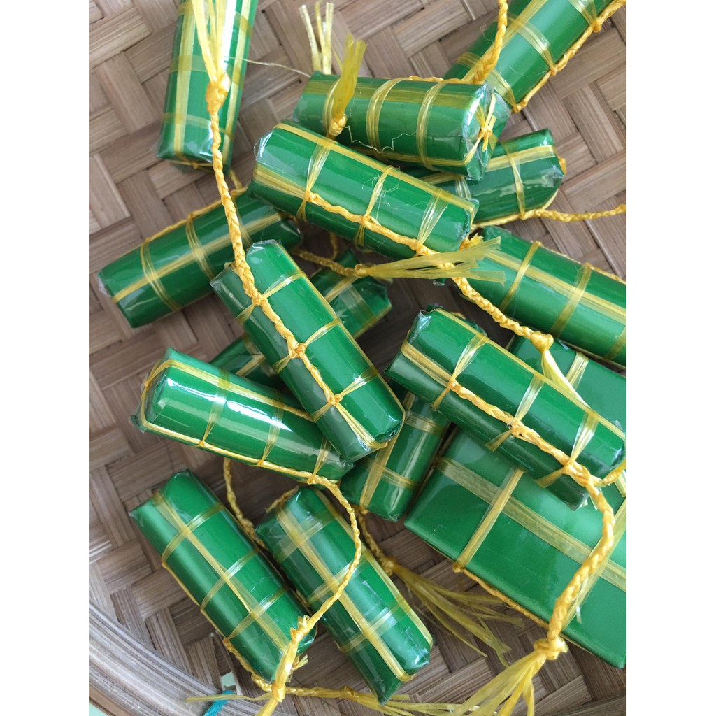 Mô hình mini bánh tét, chưng trang trí, đồ chơi