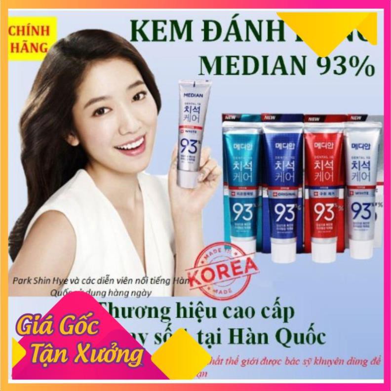 Freeship Kem Đánh Răng Trắng Sáng Median dental IQ,PP Nhân Sâm Ánh Dương