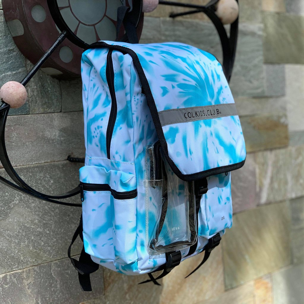 BALO COLKIDS SS3 TIE DYE MÀU XANH LOANG MÀU  HOTTREND - GIN STORE