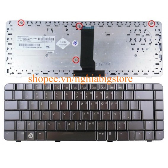 Bàn Phím HP Pavilion DV3000, DV3200, DV3500, DV3600 Keyboard Màu Đồng