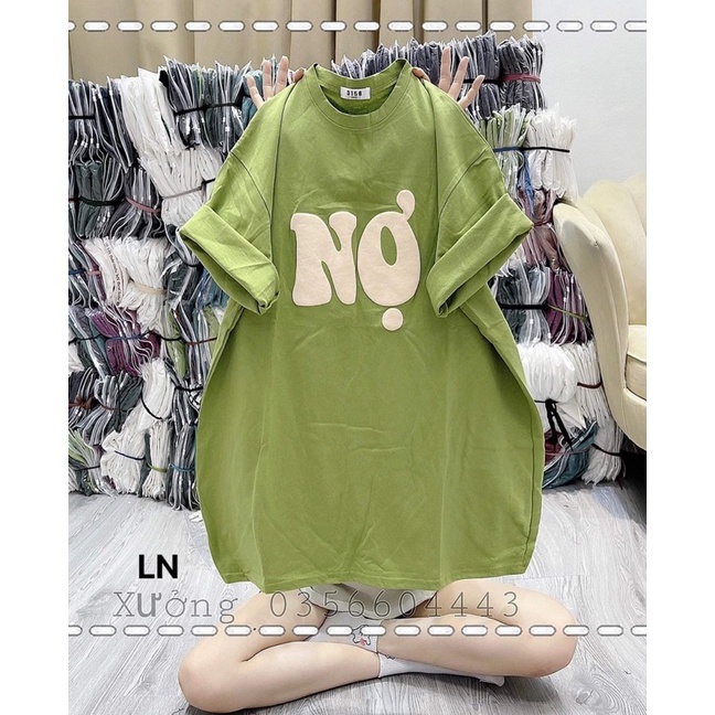 Áo phông chữ NỢ DA6