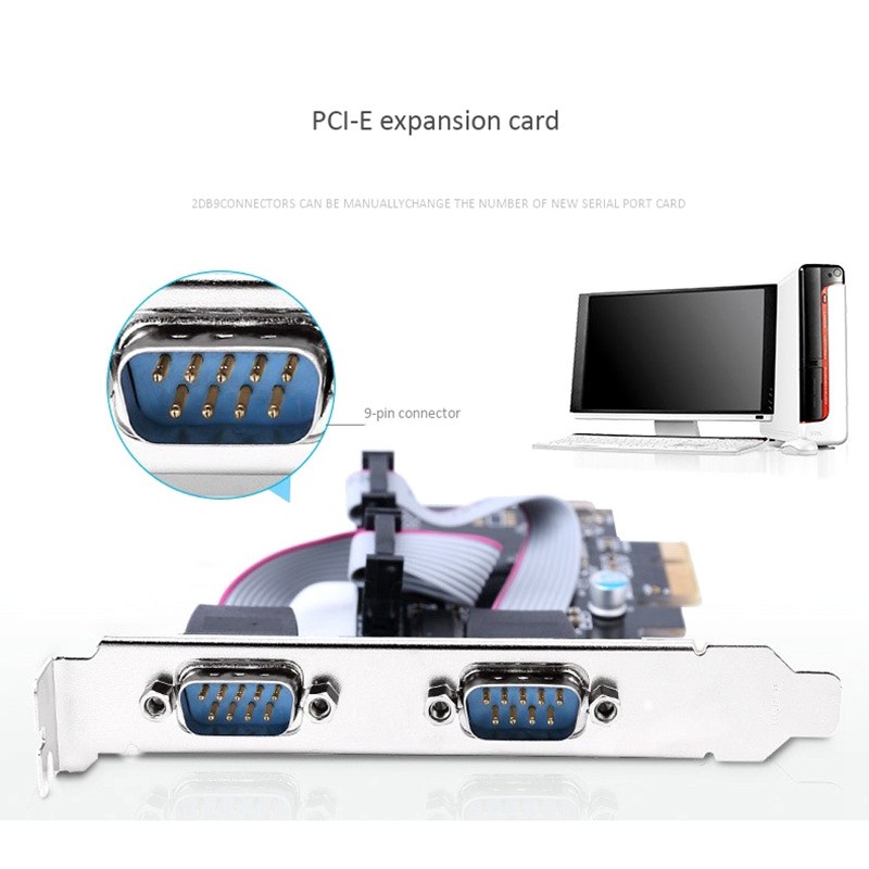 Card Mở Rộng Pci-E Serial Cho Pcie Sang Com Rs232 Thẻ | BigBuy360 - bigbuy360.vn