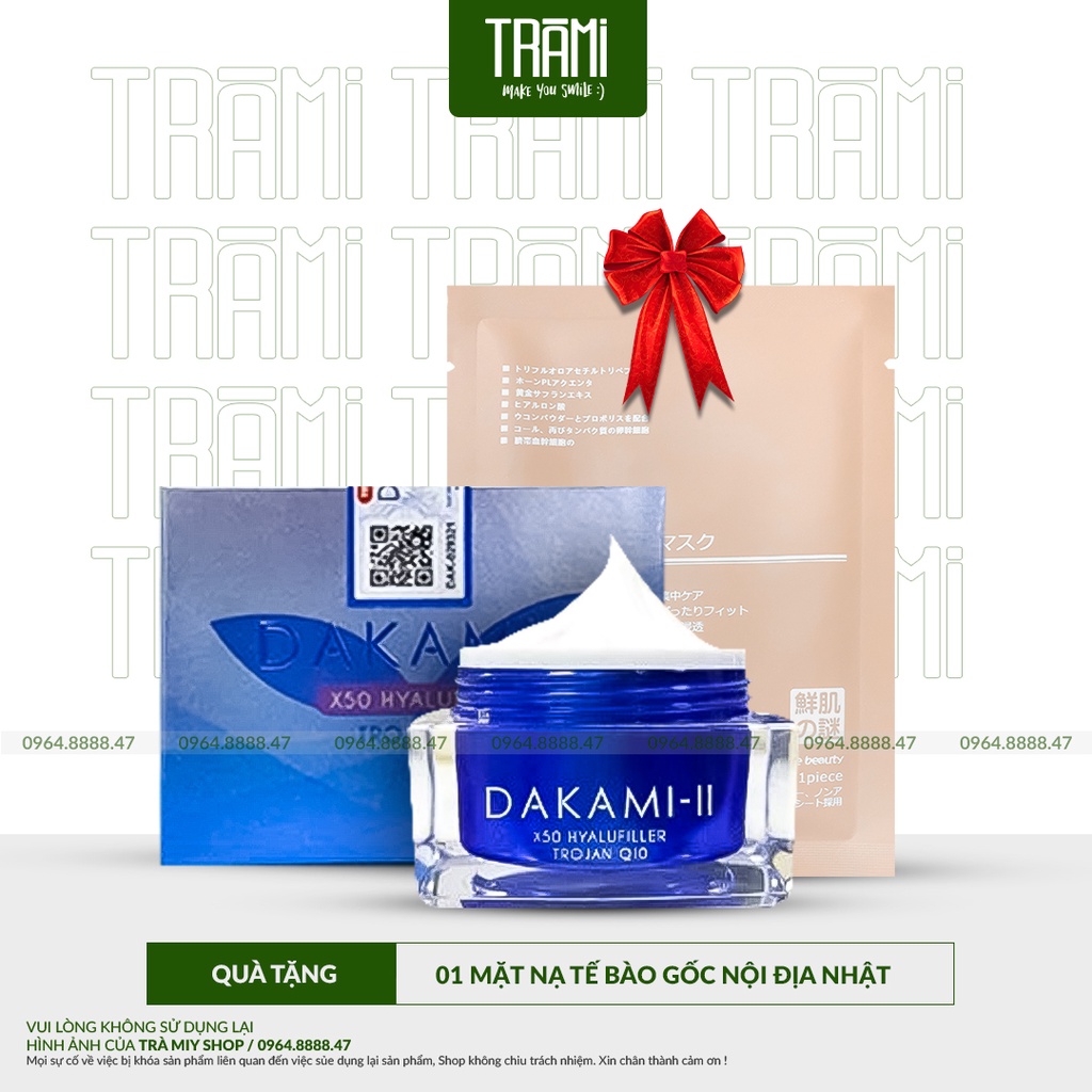 [CHÍNH HÃNG] Kem Dưỡng Da Dakami II, Da Trắng Sáng Mịn Màng, Căng Bóng Chỉ Sau 2 Tuần.